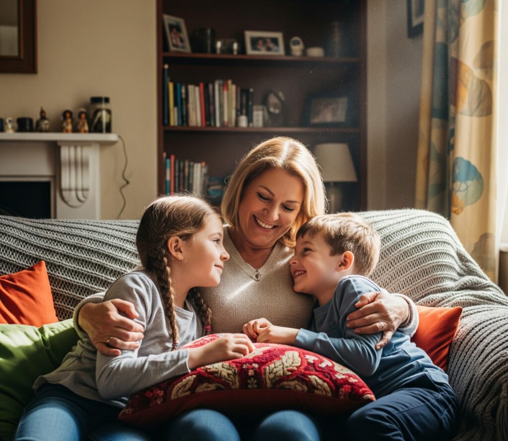 SASSA child support grant helps mother and children living at home
