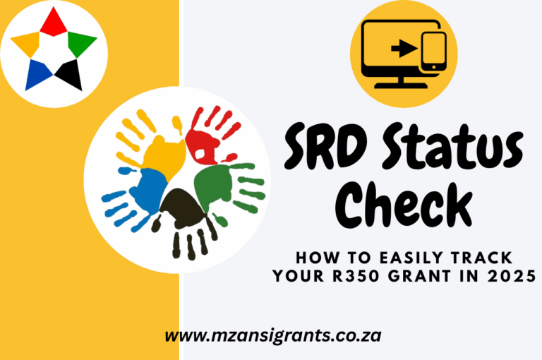 SRD Status Check: How to Easily Track Your R350 Grant in 2025
