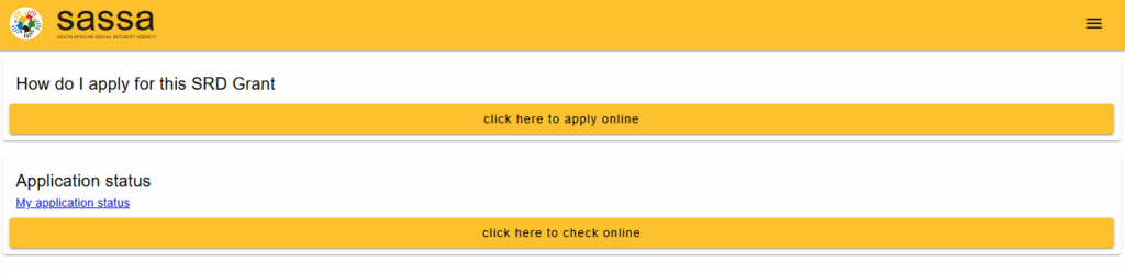 SASSA grant online application portal 2025