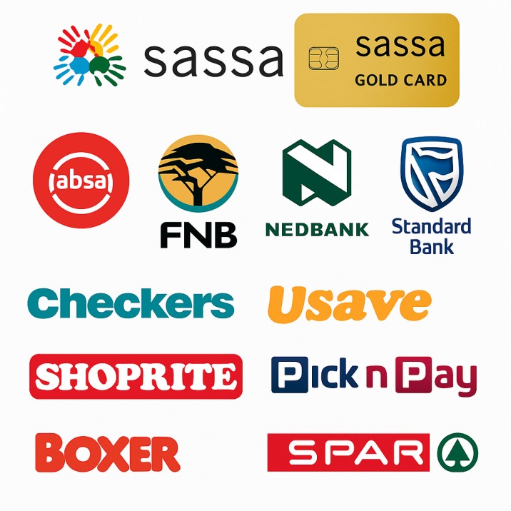 ATM networks and retail stores that accept the SASSA Gold Card