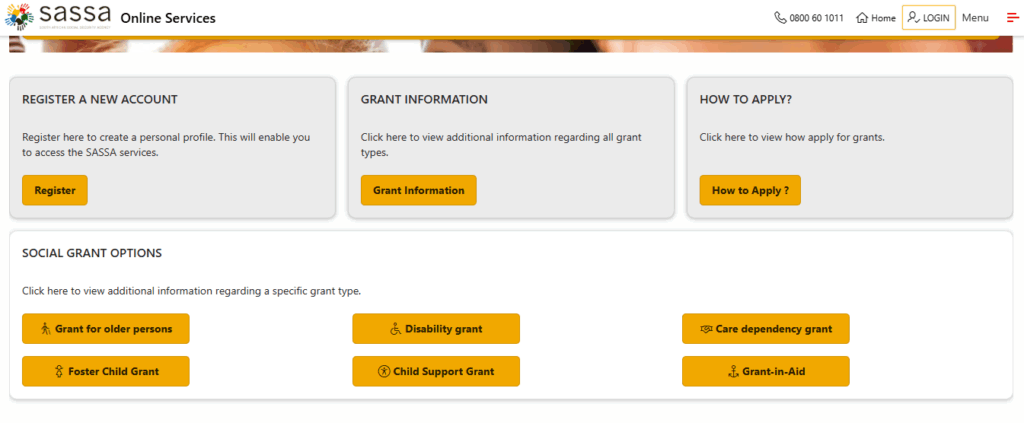  official SASSA website SASSA portal login
