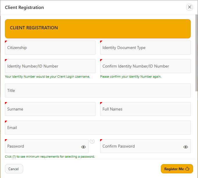 SASSA portal registration page  SASSA portal login