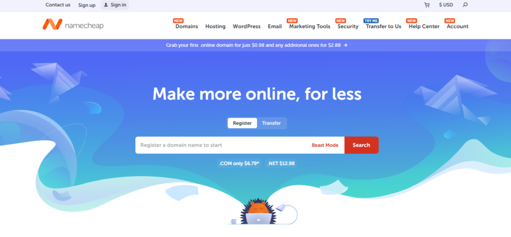 Namecheap promo code