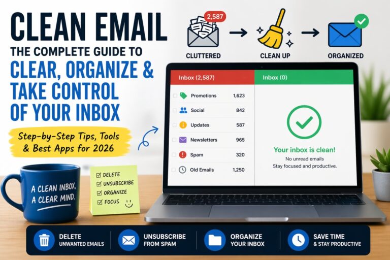 Clean Email: The Ultimate Guide to Cleaning Your Inbox Fast (2026)