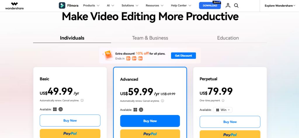 filmora video editor