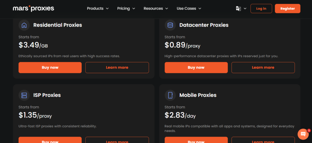 marsproxies review 